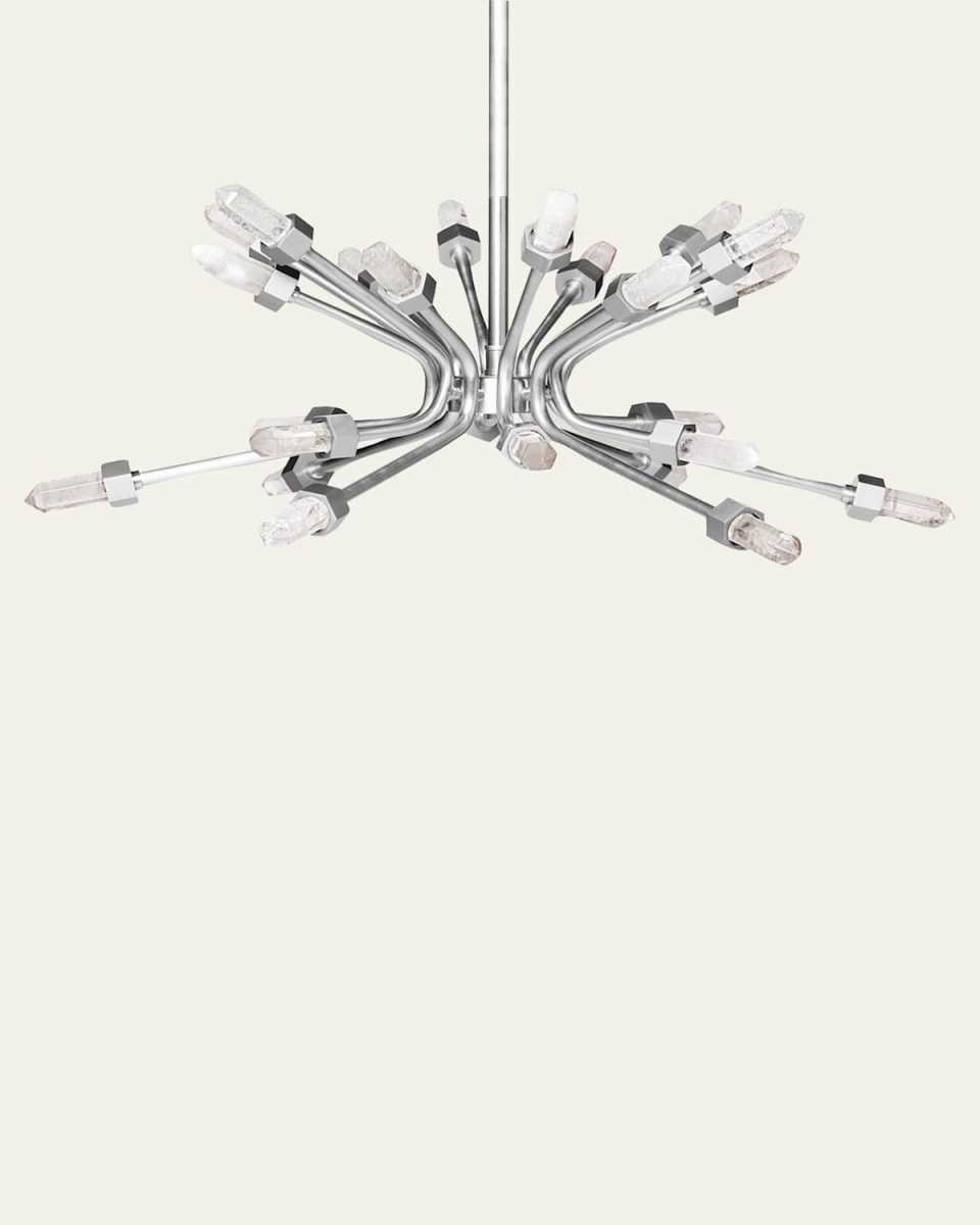 Quartz Burst Chandelier